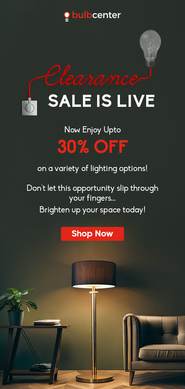 Clearance Sale! Bulb Center