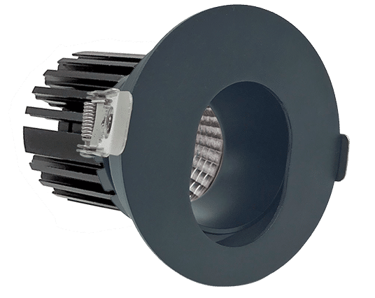 Westgate LED Winged Recessed Light, Residential Lighting, 10W, 700 Lumens, 4000K, Black Finish, TRIAC LED Dimmer