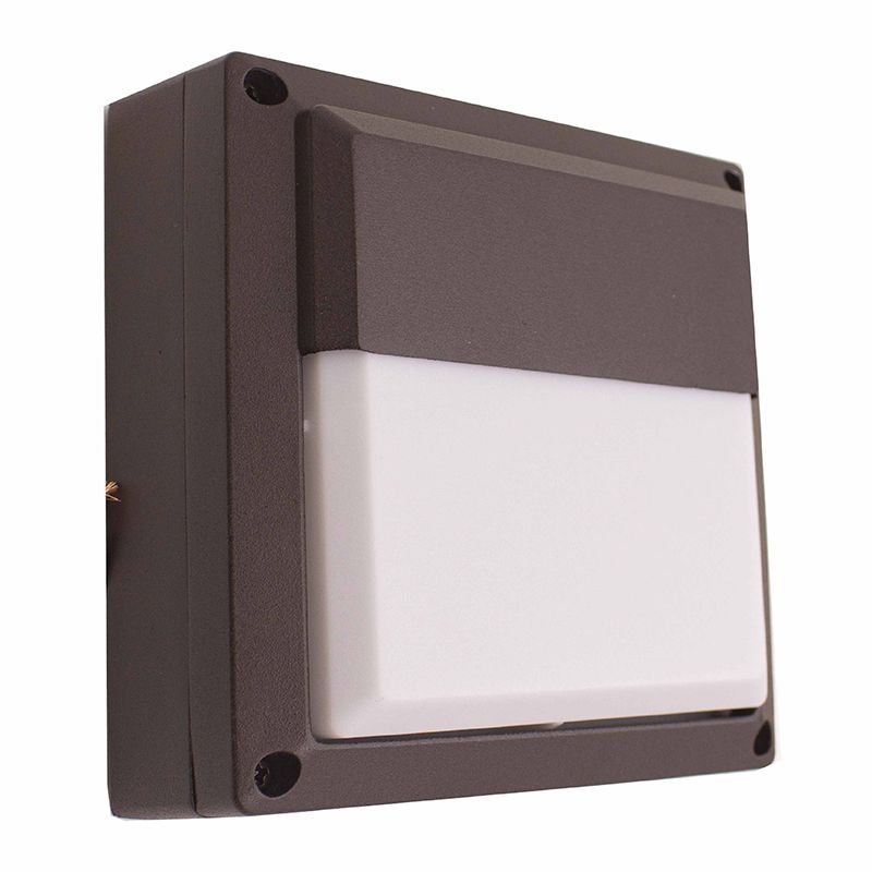 Westgate 12V 6W Mini Square Wall Light MCT 30/40/50K, Orb, Landscape Lighting , 6W, 400 Lumens, 30K/40K/50K, Oil-Rubbed Bronze Finish