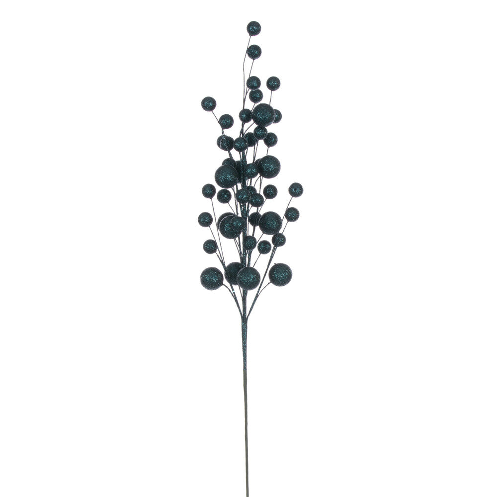 Vickerman 27" Sea Blue Multi Ball Glitter Spray 4 per bag.