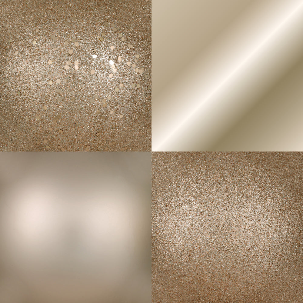 Vickerman 10" Oat 4-Finish Ball Ornament Assortment 4 per Bag