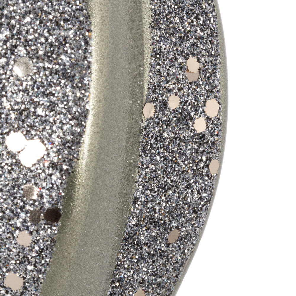 Vickerman 8" Limestone Candy Glitter Swirl Drop