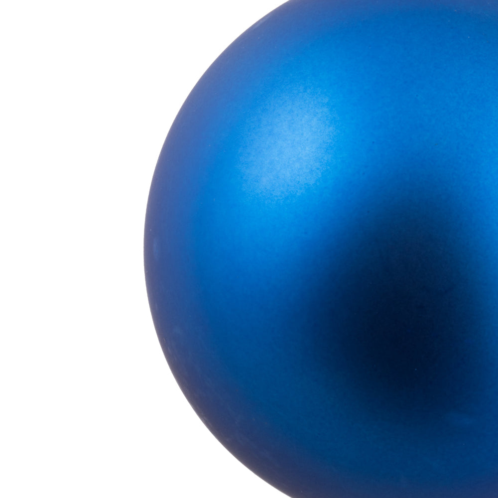 Vickerman 15.75" Blue Matte Ball Ornament