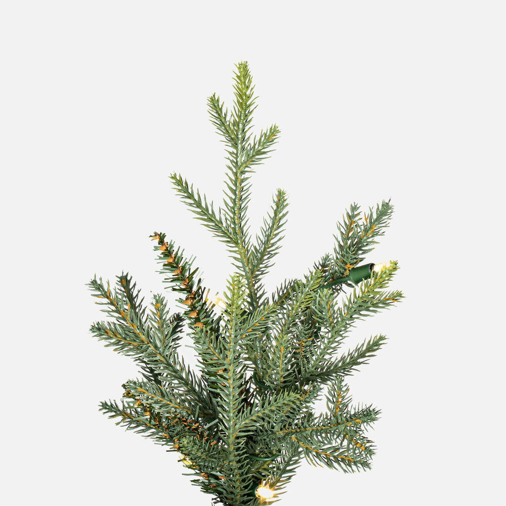 Vickerman 7.5' x 68" Bellevue Fraser Fir Artificial Christmas Tree with Warm White Mini Lights