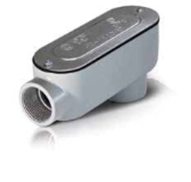 Westgate Threaded Conduit Body, Type LB + Cover & Gasket, 1-1/4", Electrical Products, Gray Finish