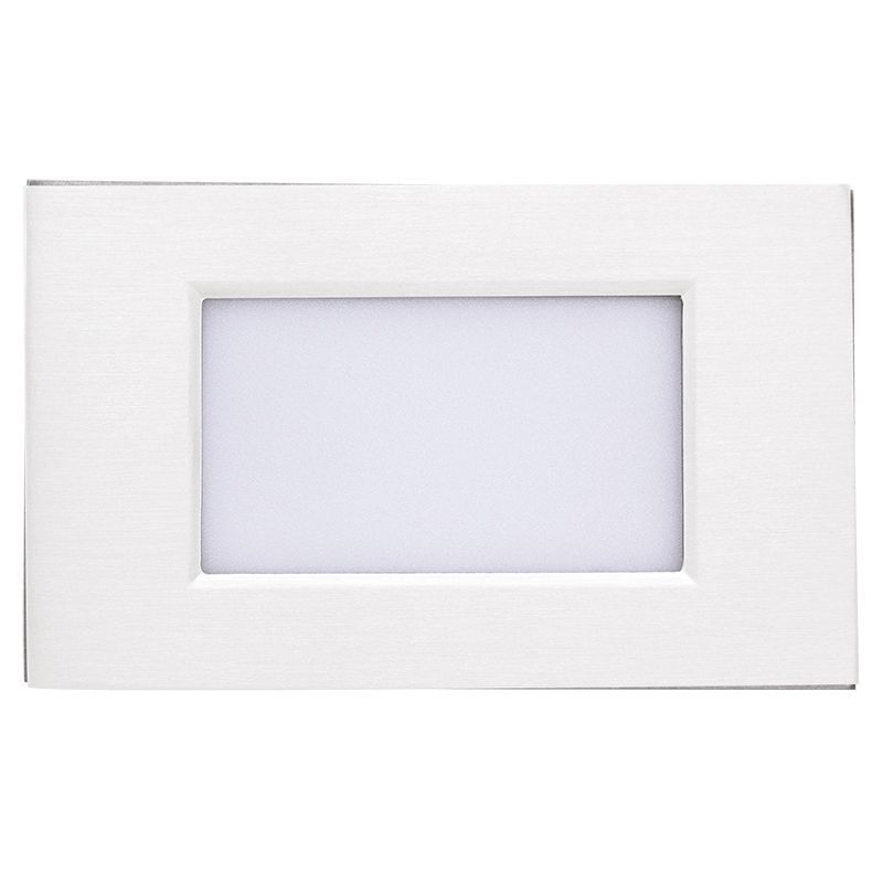 Westgate Integrated Step Light 120V 3W 3Cct, Open Lens, White, Landscape Lighting , 3.5W, 200 Lumens, 30K/40K/50K, White Finish Dimmable