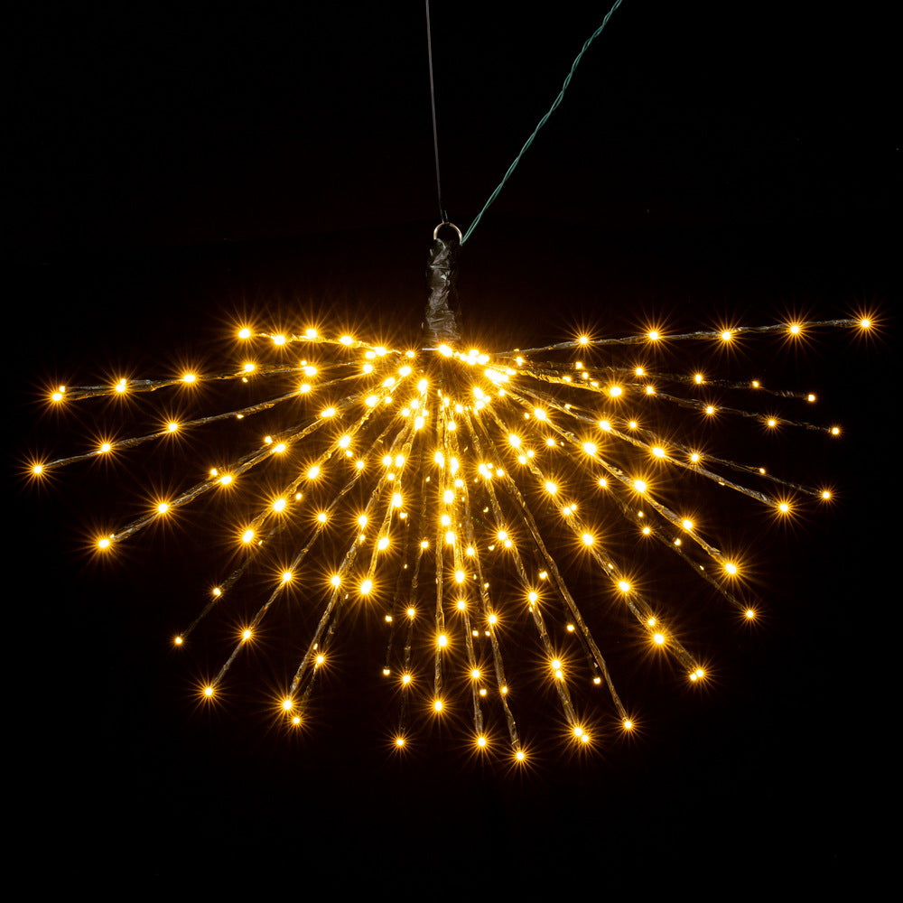 Vickerman 240Lt x 32" Black Starburst Warm White 5mm LED Lights.
