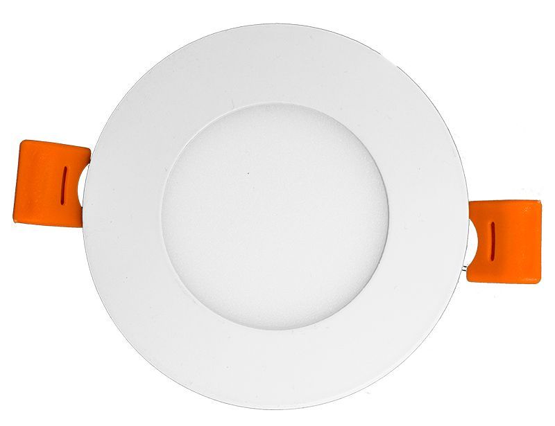 Westgate 3" Round Multi-Color Temp. Slim Recessed Light, 6W, 400 Lumens, 2700K 3000K 3500K 4000K 5000K, Residential Lighting, 6W, 400 Lumens, 27K/30K/35K/40K/50K, White Finish, TRIAC 10-100%