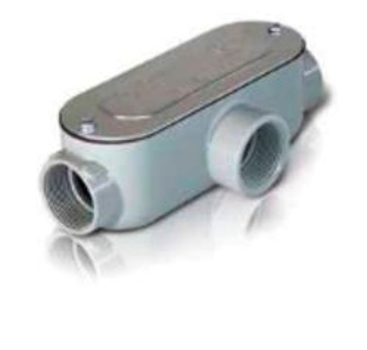 Westgate Threaded Conduit Body, Type LB + Cover & Gasket, 3/4", Electrical Products, Gray Finish