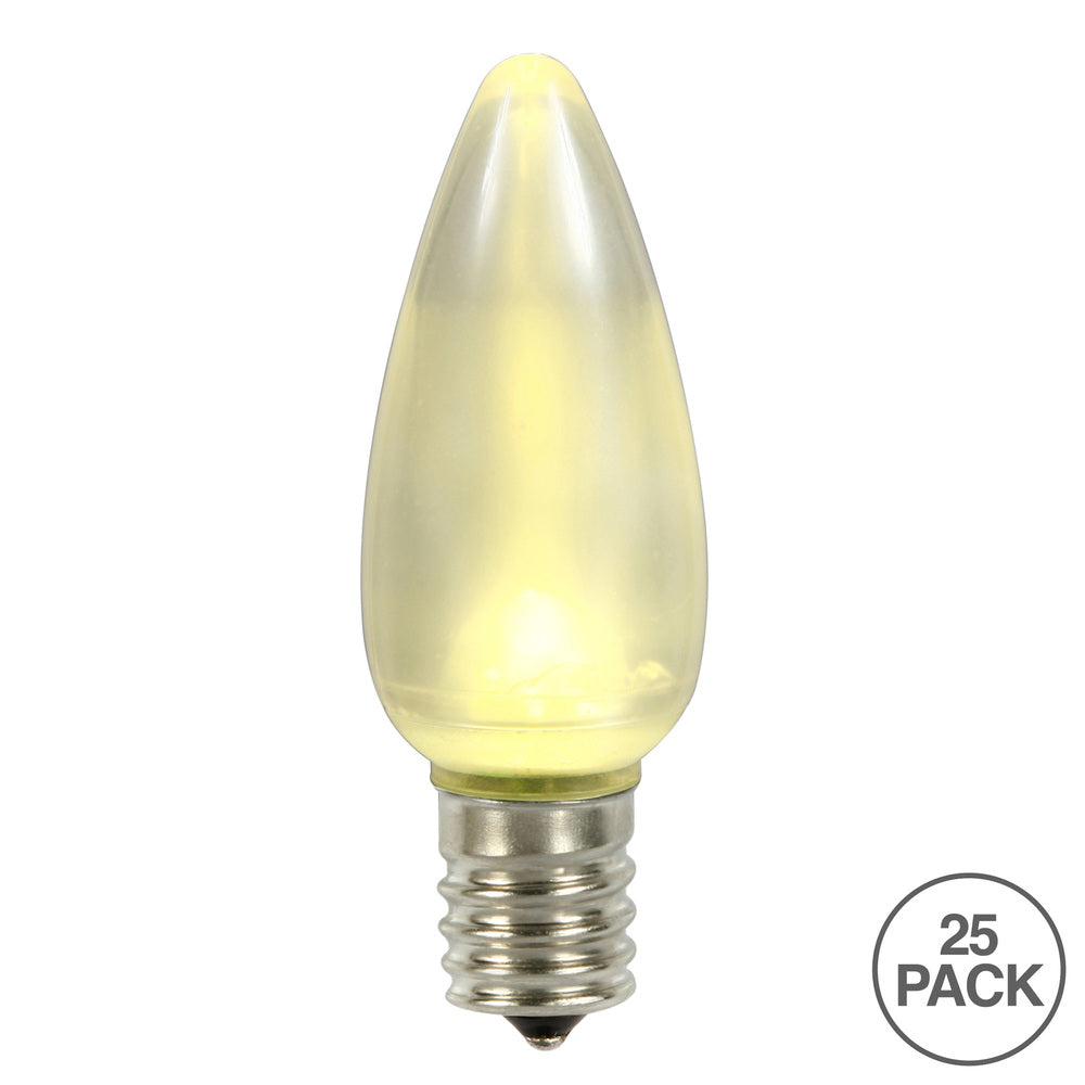 Vickerman C9 Ceramic LED Warm White Twinkle Bulb package of 25