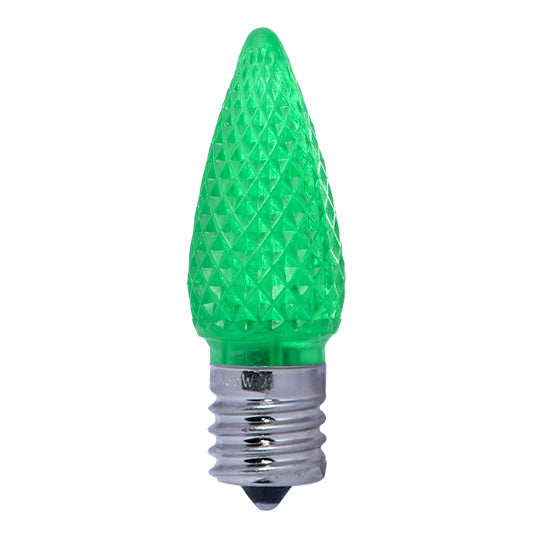 BULBRITE 0.6W LED BULB C9 GREEN E17 BASE 120V