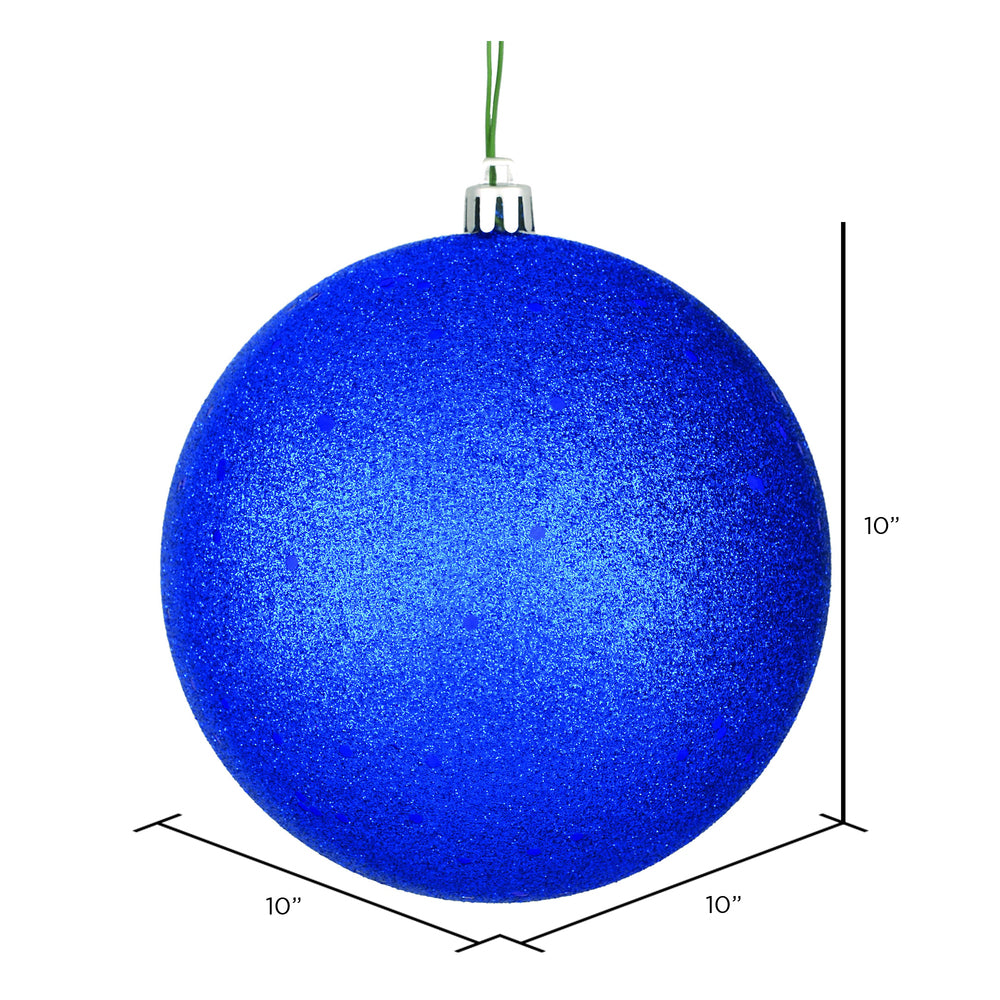 Vickerman 10" Midnight Blue Sequin Ball Ornament