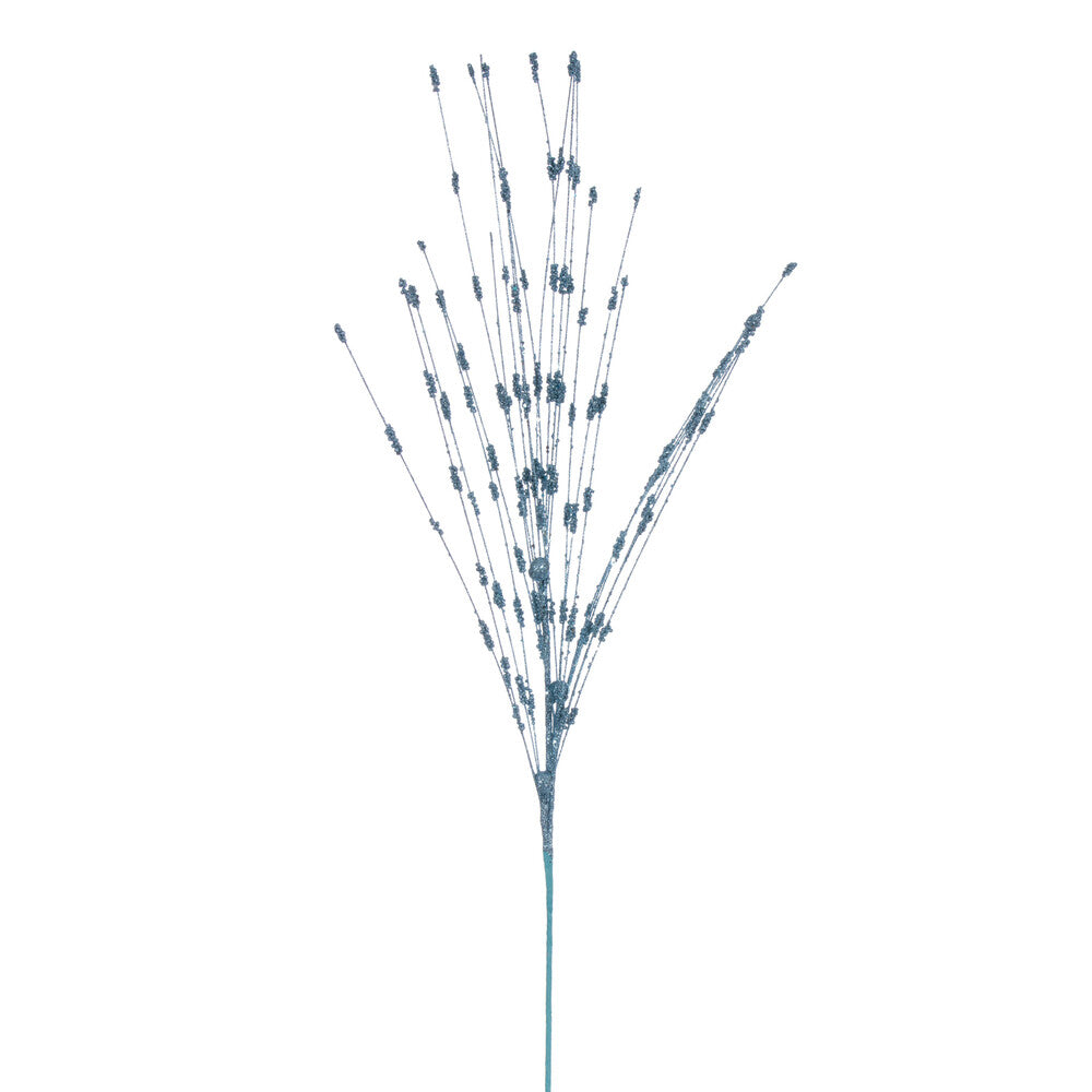 Vickerman 36" Baby Blue Berry Glitter Spray 6 per bag.