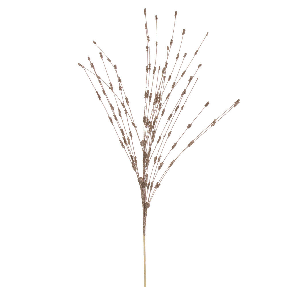 Vickerman 36" Champagne Berry Glitter Spray 6 per bag.