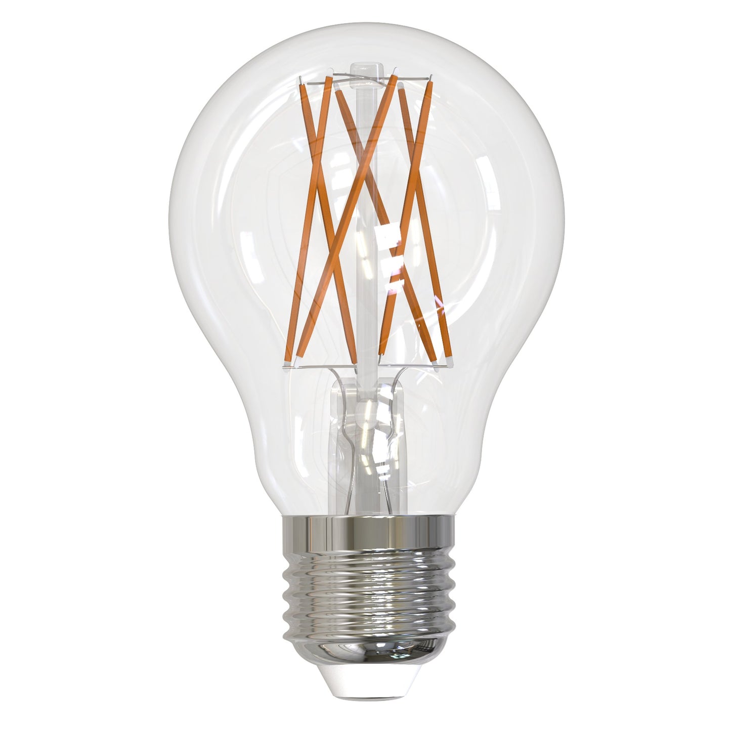 BULBRITE LED A19 MEDIUM SCREW (E26) 8.5W FULLY COMPATIBLE DIMMING FILAMENT LIGHT BULB 2700K/WARM WHITE 60W INCANDESCENT EQUIVALENT 2PK (774140)