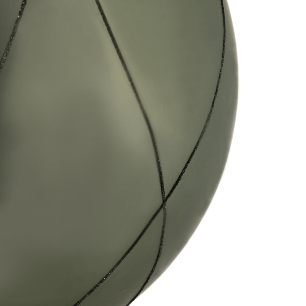 Vickerman 8" Wrought Iron Matte Glitter Swirl Ball