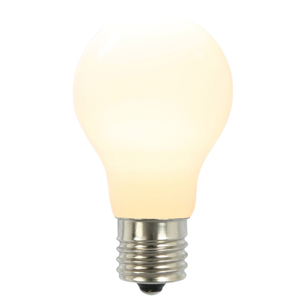 Vickerman A19 White Ceramic Glass LED Replacement Bulb
