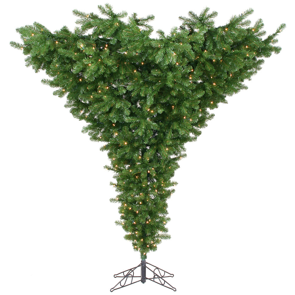 Vickerman 9' Upside Down Artificial Christmas Tree Unlit