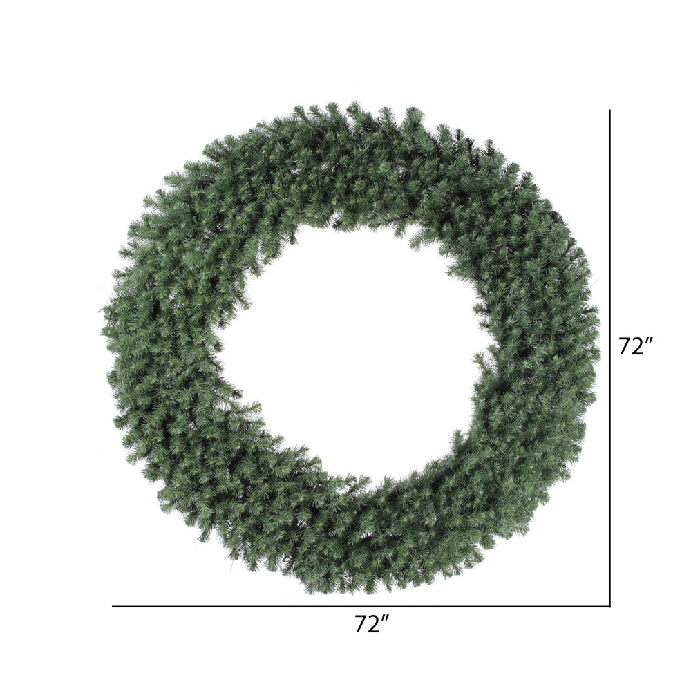 Vickerman 72" Douglas Fir Artificial Christmas Wreath Unlit