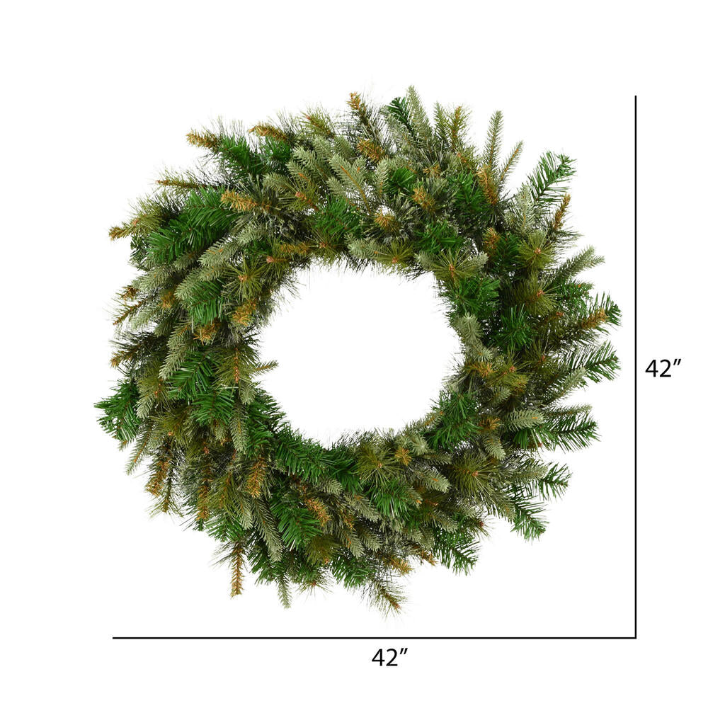Vickerman 42" Cashmere Artificial Christmas Wreath Unlit