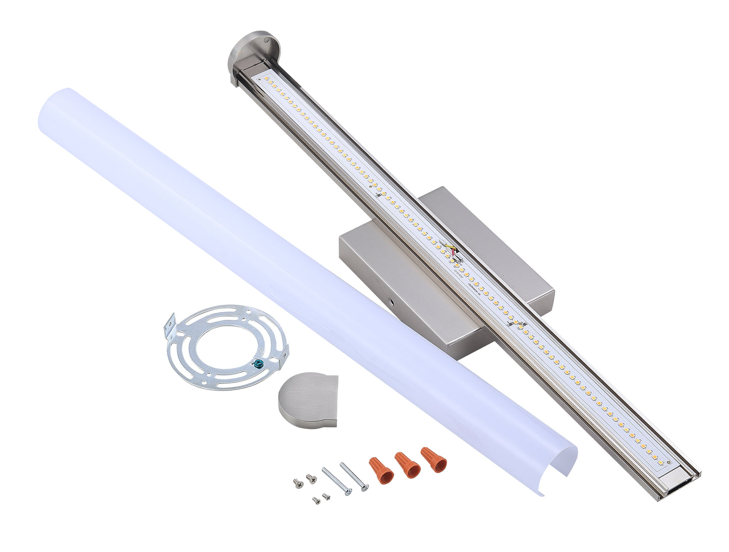 ASD Lighting LED Vanity linear 18inch 20W 120V Triac 3000/4000/5000K Nickel ETL