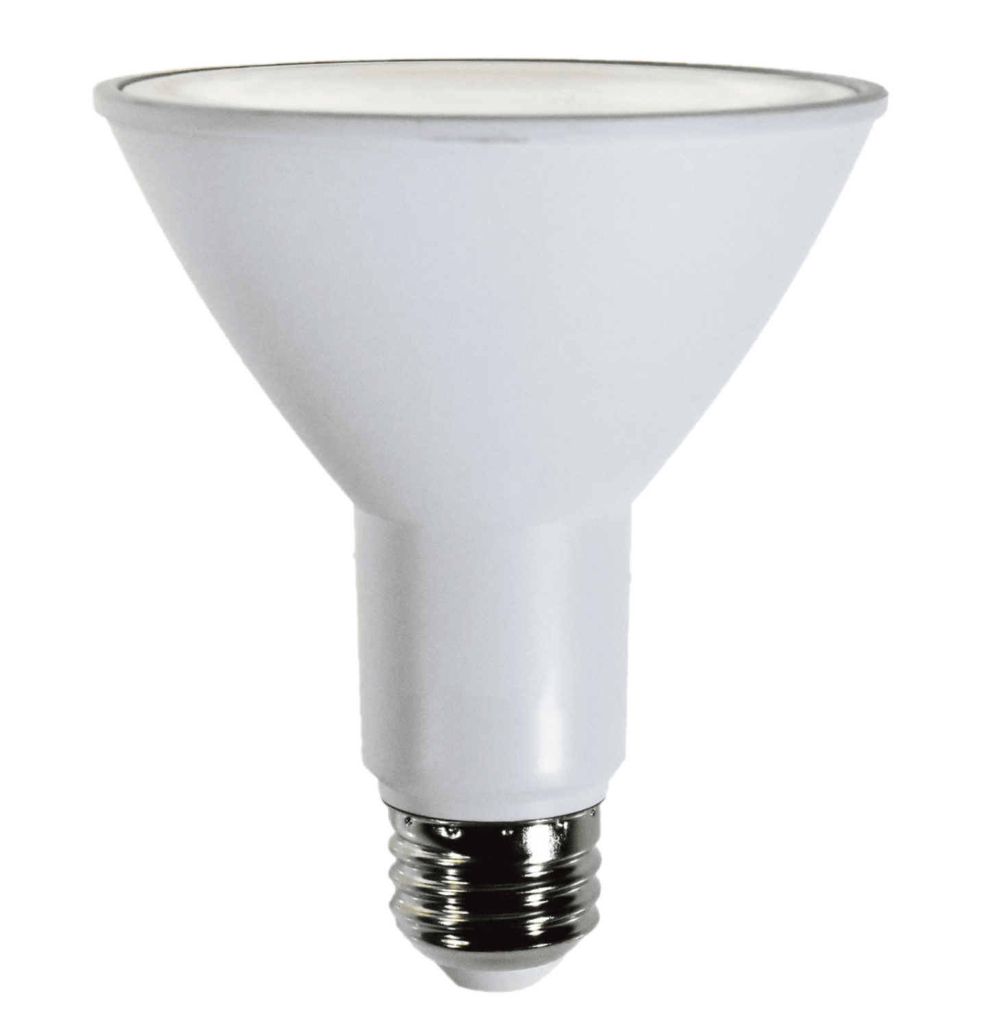 Damar PAR30 LED Long Neck Flood Light Bulb 8W 800 Lumen E26 Medium Base 3000K Soft White Ideal for Track & Recessed Spot Light Bulbs 120V 25° Beam Angle White Finish Pack of 6