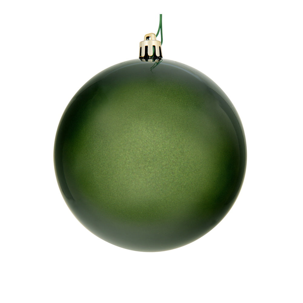 Vickerman 4.75" Juniper Candy Ball Ornament 4 per Bag