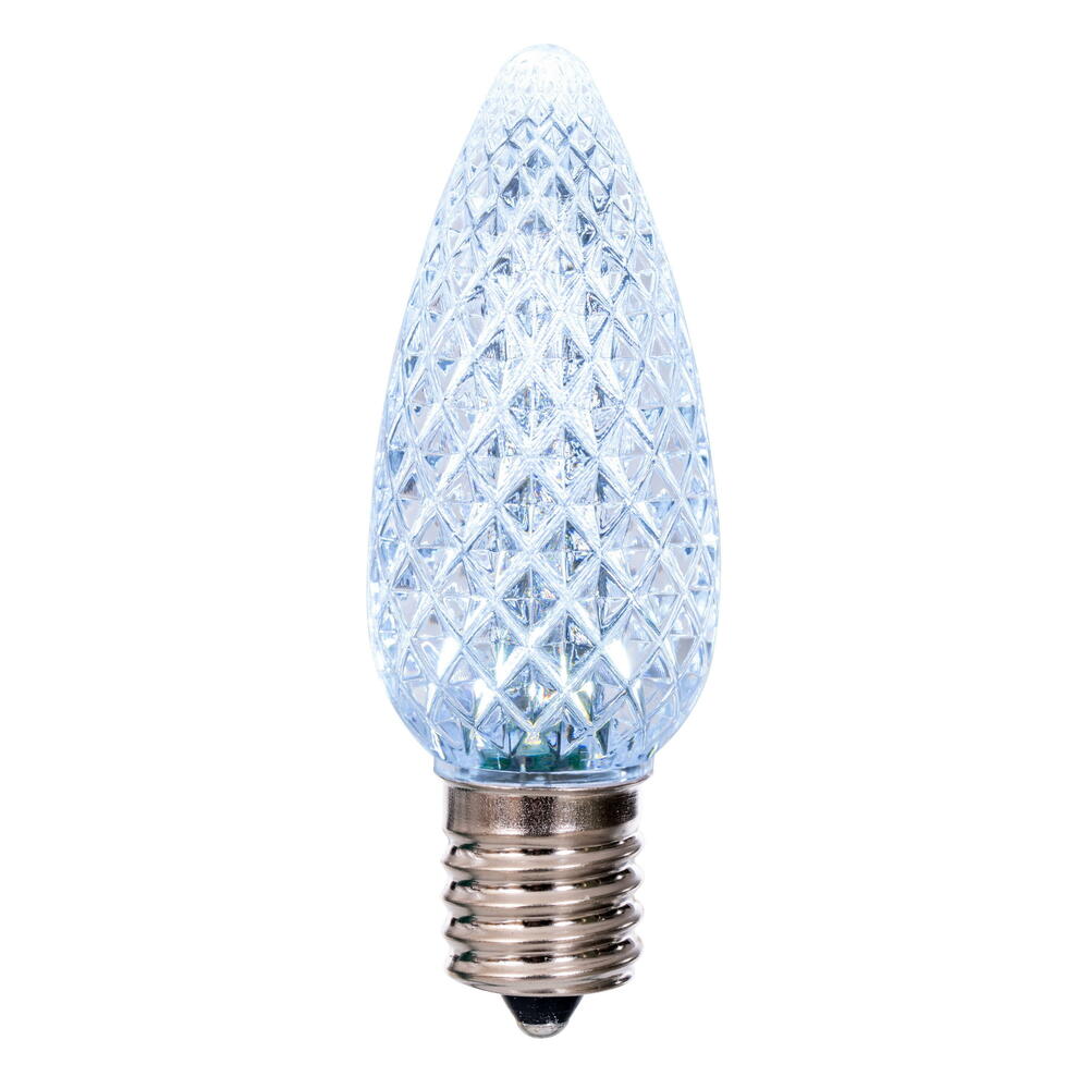 Vickerman C9 LED Cool White Faceted Replacement Bulb bag of 25