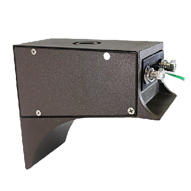 Westgate Straight Extenstion Arm For Shoe Box Application, With K/O To Install Pc Or Sensor (LF3-80~300), Final Production, Dark Bronze Finish