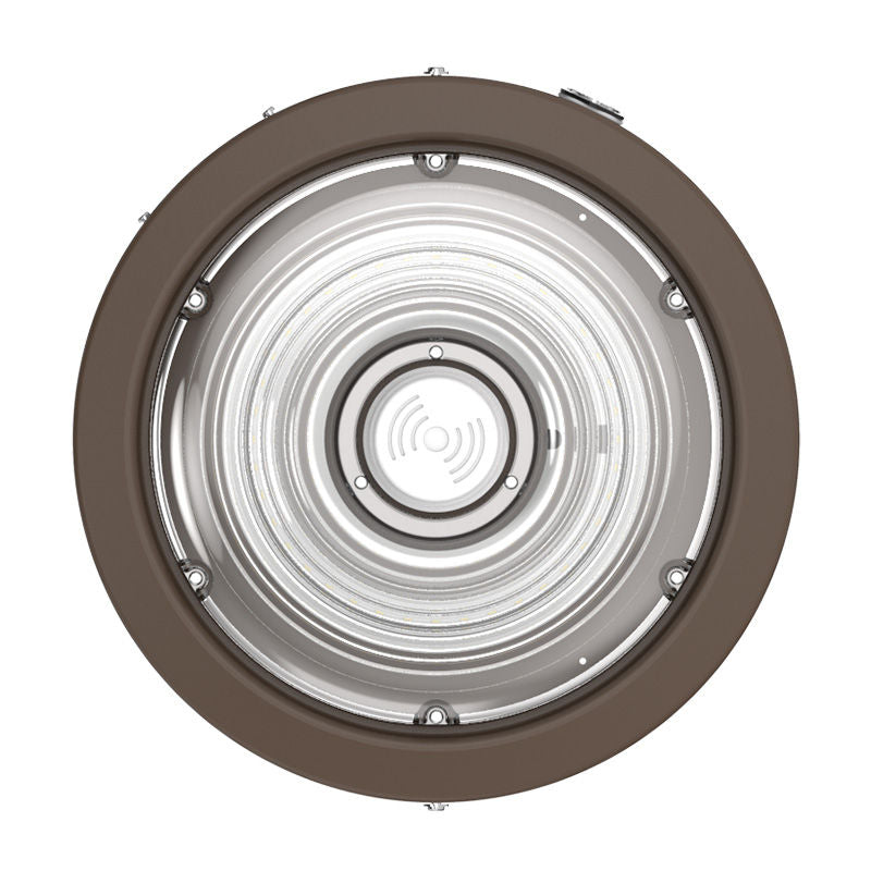 Westgate Builder Series Indoor Round Canopy Light Selectable 30/40/50W 30/40/50K Sensor Ready, Brz, Outdoor Lighting, 30W/40W/50W, 135 Lumens/W, 30K/40K/50K