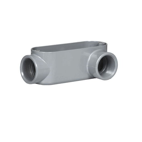 Westgate Threaded Conduit Body, Type LL + Cover & Gasket, 2-2/1", Electrical Products, Gray Finish