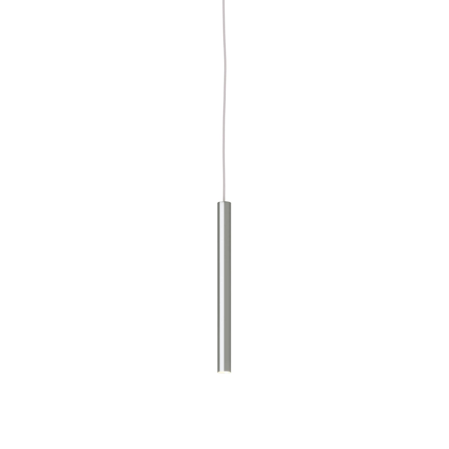 DALS Lighting Modern Cylindrical Hanging Pendant Light With Flat Canopy, LED Kitchen Office Lighting