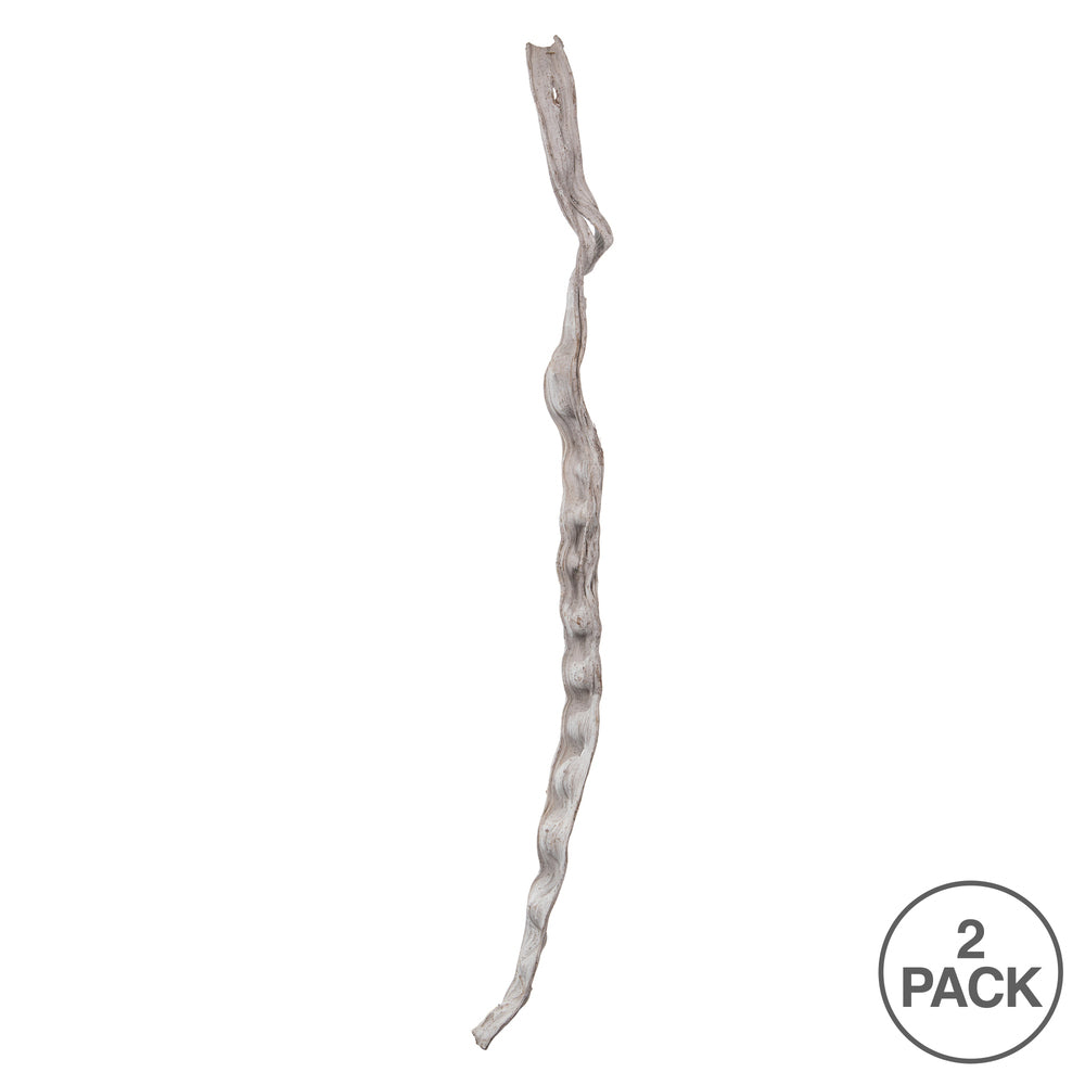 Vickerman 36-40" White Monkeys Ladder Vine Pack of 2 Dried