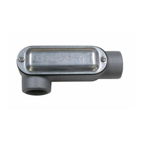 Westgate Threaded Conduit Body, Type LL + Cover & Gasket, 2", Electrical Products, Gray Finish