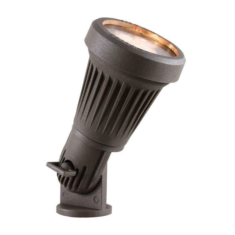 Westgate Directional Light, 12V, 5W Max, Cast. Aluminum, Landscape Lighting , 5W, 400 Lumens, 3000K, Bronze Finish