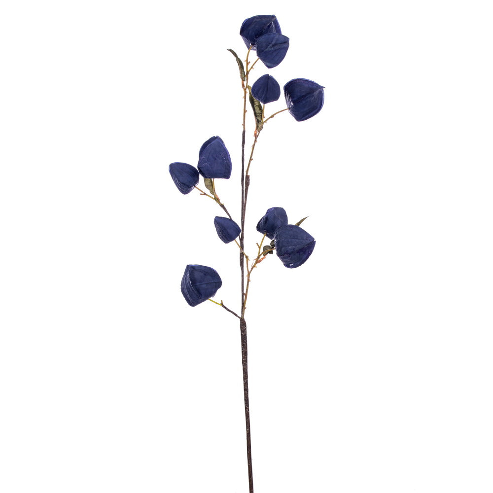 Vickerman 30.5" Midnight Blue Artificial Dried Lantern Spray 2 per bag.