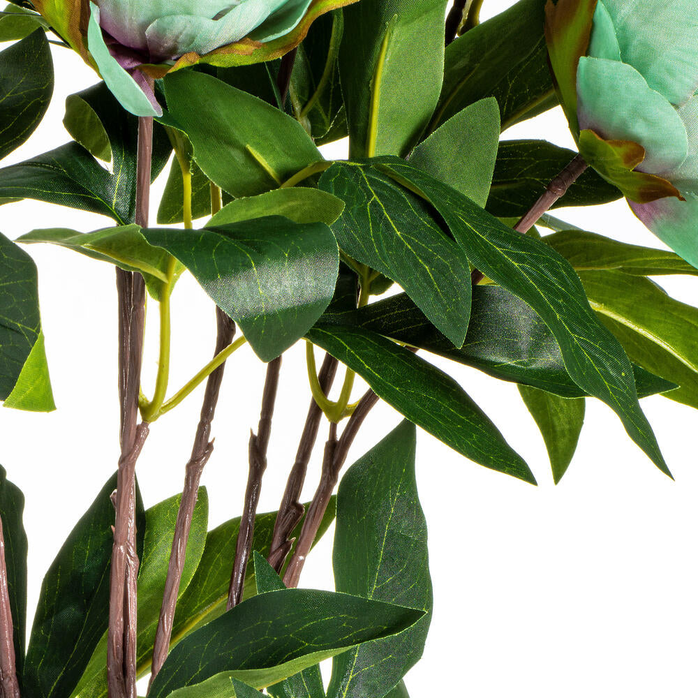 Vickerman 23" Artificial Green Peony Spray.