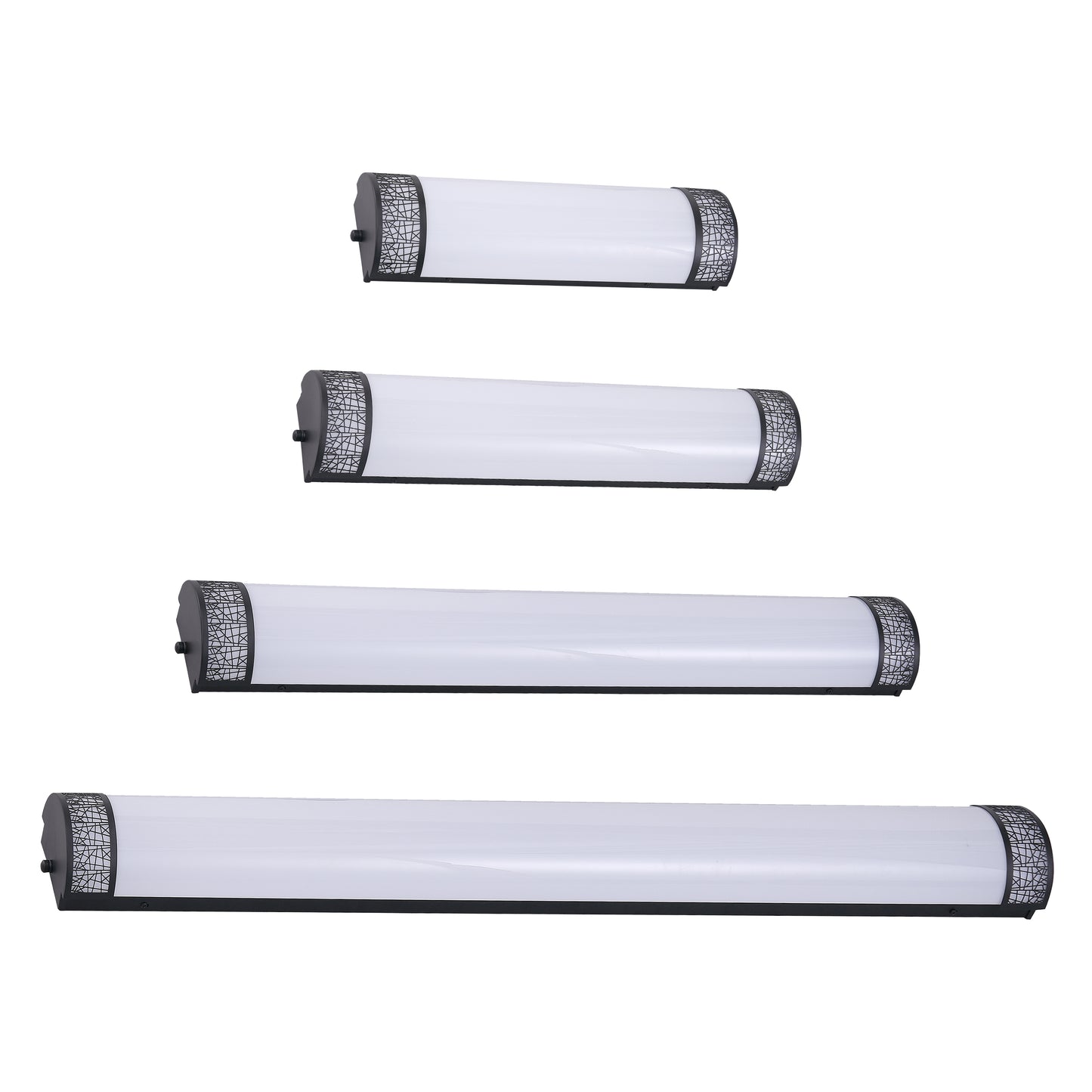 ASD Lighting LED Vanity Linear Loft 18" 20W 120V CCT Selectable 2700/3000/3500/4000/5000K Dimmable Black ETL