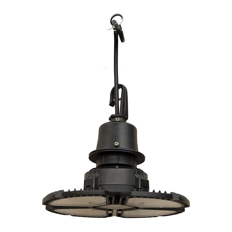Westgate 100W 12000 Lumens UFO Highbay Lamp And E26 Socket, Adj. Angle, 50K, Industrial Lighting, 100W, 12000 Lumens, 5000K, Black Finish Na