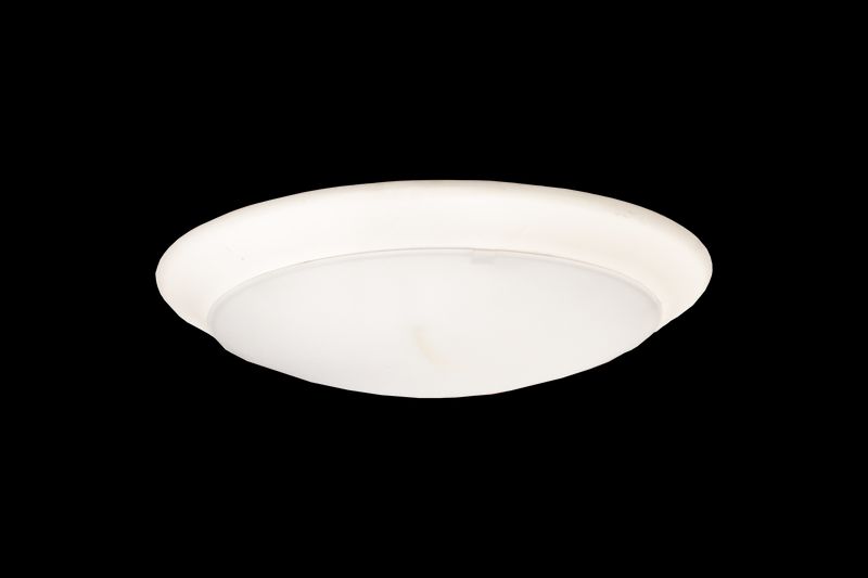 Westgate 10In Die-Cast Disk 25W 1500 Lumens 120V CRI80 30/40/50K Es Dim, Incl. Recess ACcessories, Residential Lighting, 25W, 1500 Lumens, 3000K/4000K/5000K, White Finish, TRIAC Dimming