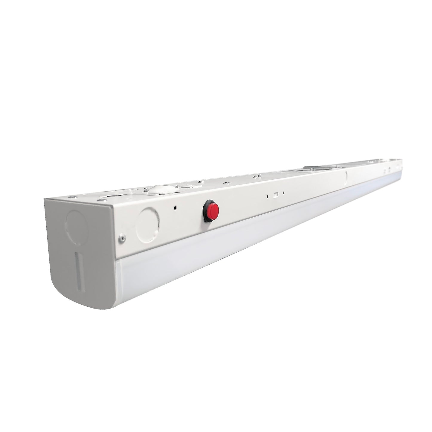 ASD Lighting LED Striplight Fixture 2ft 20/24/28W 120-277V 0-10V Dimmable 140Lm/W 3500/4000/5000K with Battery Back-up 4W White UL DLC Standard