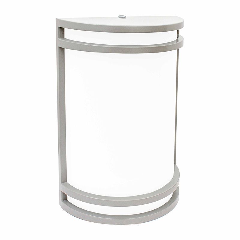Westgate Lds-MCT5-Sil: LED Decorative Wall Sconce, 15W 1500 Lumens 5Cct 27/30/35/40/50K, Silver, Outdoor Lighting, 15W, 1500 Lumens, 27K/30K/35K/40K/50K, Silver Finish, TRIAC Dimming