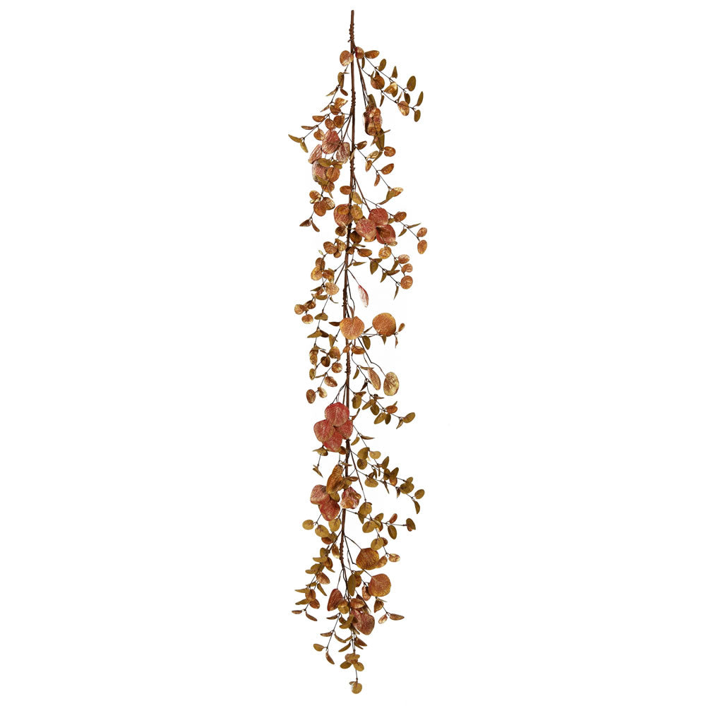 Vickerman 5' Copper Eucalyptus Artificial Christmas Garland Unlit