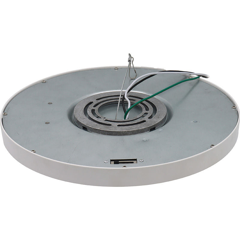Westgate 12In 22W 1540 Lumens Flush-Mount 5Cct, Cr90, 120V, Ugr<19, Residential Lighting, 22W, 1540 Lumens, 27K/30K/35K/40K/50K, White Finish, TRIAC