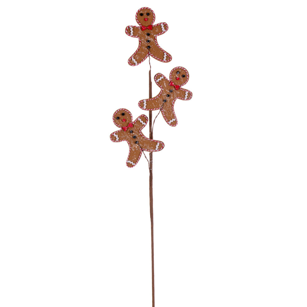 Vickerman 28" Gingerbread Man Spray 6 per bag.