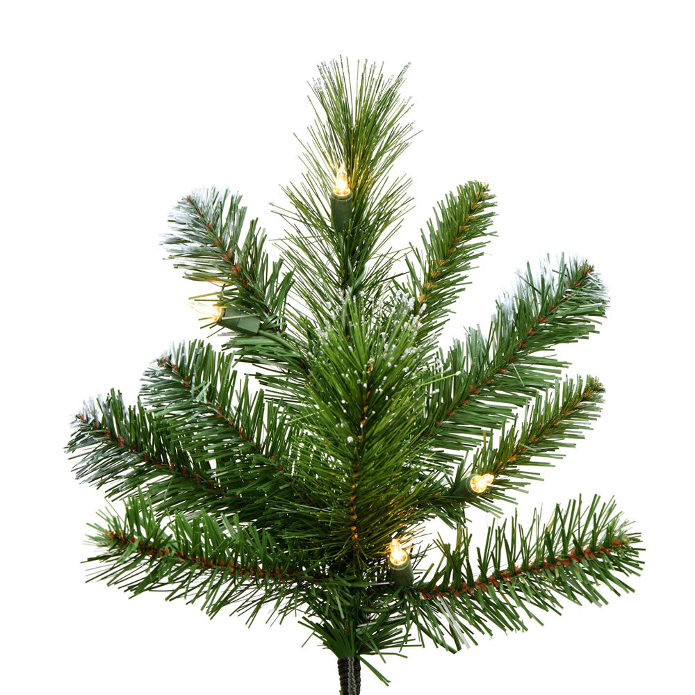 Vickerman 12' x 78" New Haven Spruce Artificial Christmas Tree Clear Dura-lit Lights