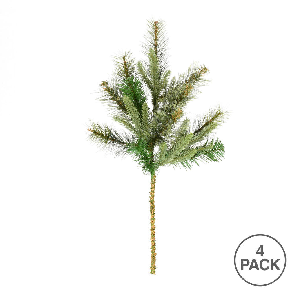 Vickerman 24" Cashmere Pine Artificial Christmas Spray. Includes 4 sprays per pack.