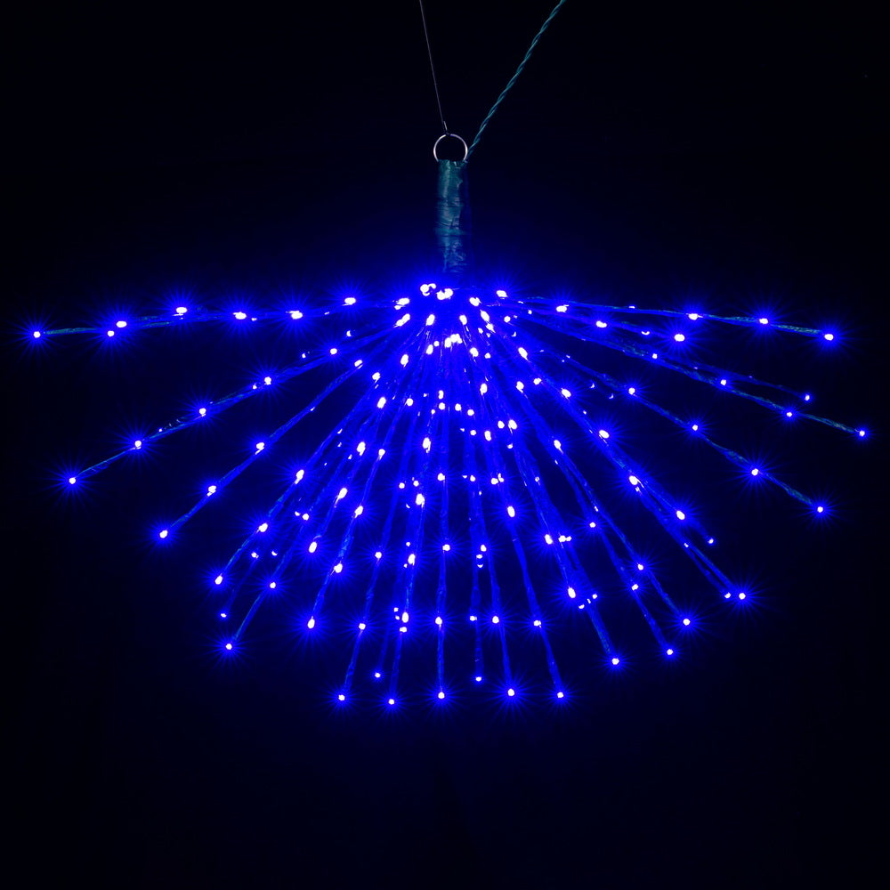 Vickerman 240Lt x 32" Green Starburst Blue 5mm LED Lights.
