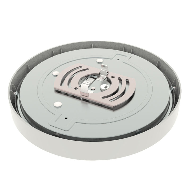 Westgate 7In Snap Flush-Mount Disk 5Cct 120-277V Dual Dim, E26, Residential Lighting, 14W, 1000 Lumens, 27K/30K/35K/40K/50K