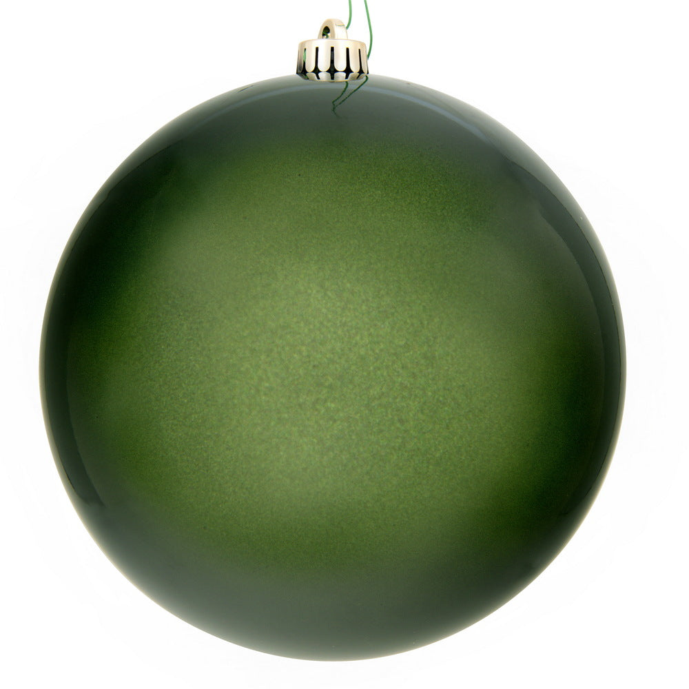 Vickerman 8" Juniper Green Candy Ball Ornament